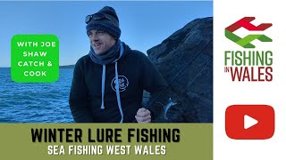 Winter Lure Fishing  With Joe Shaw  Catch amp Cook Pembrokeshire  Sea Fishing West Wales [upl. by Ynotna182]