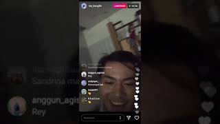 Live Rey Bong ganguiin saskia di Lokasi Syuting [upl. by Calondra830]