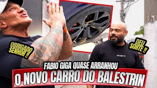 FABIO GIGA QUASE RALOU O NOVO CARRO DO JULIO BALESTRIN [upl. by Elleined]