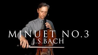 JS Bach Minuet No3 from Suzuki Cello Book 3 Fast and Slow  Learn with Cello Teacher [upl. by Anirbus]