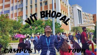 VIT Bhopal Campus Tour  Vellore Institute Of Technology Bhopal [upl. by Yentruok]