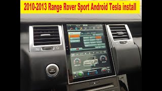 1013 Range Rover Sport Tesla style android radio touch screen Land [upl. by Robaina864]