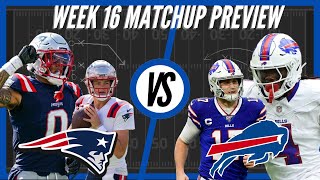 New England Patriots vs Buffalo Bills  Week 16 Preview [upl. by Aerbma395]