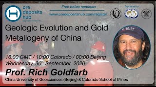 ODH051 Geologic Evolution and Gold Metallogeny of China – Rich Goldfarb [upl. by Naggem]