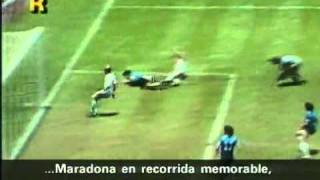 Maradona gol del secolo mondiali 86 ArgentinaInghilterra [upl. by Spiros]