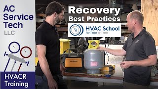 Refrigerant Recovery Training Tips Problems Best Practices Setup [upl. by Aicnorev]