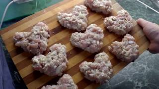 КУРИНЫЕ КОТЛЕТЫ  быстро и просто Chicken cutlets  kana kotletid [upl. by Wettam]