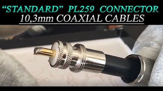 How to fit PL259 connector for Coax Warning read description below [upl. by Ecnarret869]