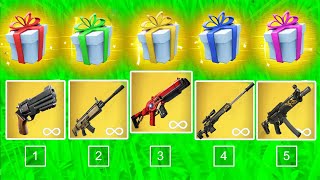 die ZUFÄLLIGE GESCHENK Challange in Fortnite [upl. by Dnalrag]