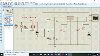 Mobile Battery Charger Circuit Simulation  Proteus  EEEE LAB 3 [upl. by Nnahteb]