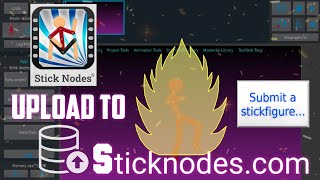 How to upload your custom stick figures to Sticknodescom Quick tutorial [upl. by Luwana334]