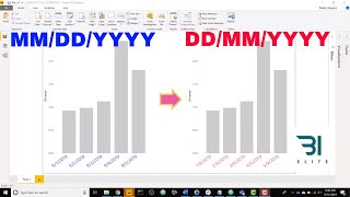 Power BI  CUSTOM Date Formats MMDDYYYY to DDMMYYYY [upl. by Evot]