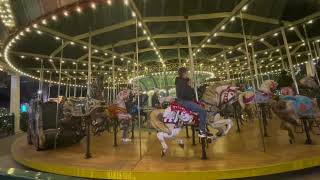 Grand Carousel and Drunk Sounding Wurlitzer 153 band organ at Carowinds [upl. by Boff362]