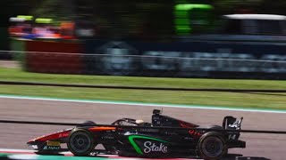 Nuova Dallara F2 2024 in pista a Imola [upl. by Liagibba]