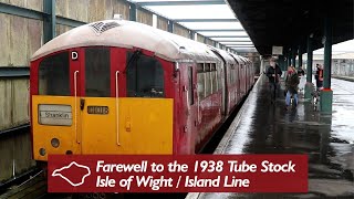 The Last 1938 Tube Trains on the Isle of Wight [upl. by Niki23]