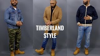 How To Style Mens Timberland BootsHow To Wear Timberland 6 Inch Premium Wheat Boots [upl. by Jain]