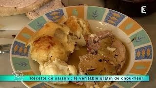 23092014 Recette de saison  le véritable gratin de choufleur [upl. by Ashok204]