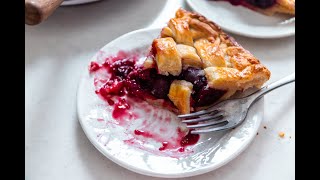 Oregon Fruit Dark Sweet Cherry Pie  Classic Recipe [upl. by Danas]