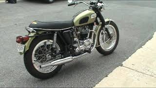 1970 Triumph 650 Tiger Motorcycle [upl. by Allebasi268]