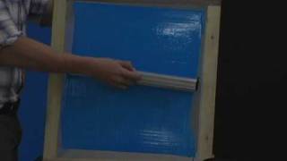 Screen Printing 101 Coating a Screen with emulsion [upl. by Amoeji]