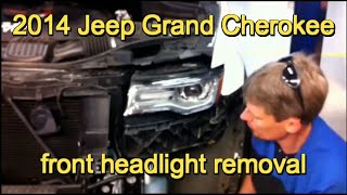 2014 Jeep Grand Cherokee headlamp assembly replacement [upl. by Lyndes]