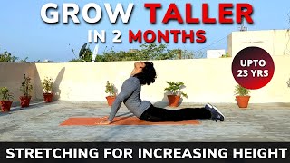 Best STRETCHING EXERCISES to GROW TALLER How to Increase Height after 20 Height increase exercises [upl. by Ivan]