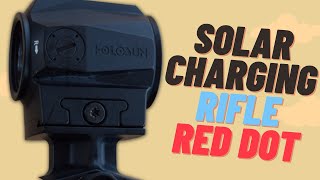 SCRS Holosons Solar Charging Rifle Sight  Unleashing the Power of the Sun [upl. by Zetnas]