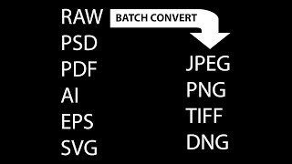 Batch Convert and Resize Images From Adobe Bridge [upl. by Hedi]