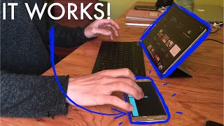 Turn Android Phone into iPad Pro Trackpad Easy Peasy [upl. by Wertz]