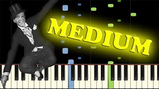 Putting on the Ritz  MEDIUM Piano Tutorial [upl. by Ahcilef]