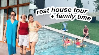 REST HOUSE TOUR  FAMILY TIME  Mommy Haidee Vlogs [upl. by Ieppet]