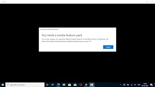 You need a media feature pack Windows 11  How to install Media Feature Pack [upl. by Iralam]