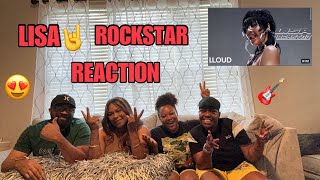 LISA  ROCKSTAR REACTION [upl. by Ruenhcs]