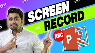 How To Record Powerpoint Presentation As Video With Audio  Screen Recording Without Any Software 🔥 [upl. by Aineval371]