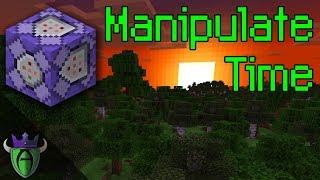 Time MachineFarm  How to Make the Day LongerShorter Minecraft Bedrock Command Block Tutorial [upl. by Ynetsed]