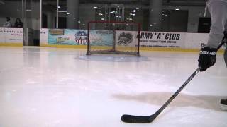 Knight School How to shoot a hockey puck [upl. by Araihc]