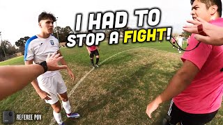 I had to STOP A FIGHT  Referee POV  GoPro [upl. by Elah]