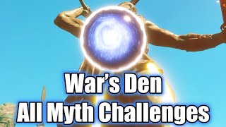 Immortals Fenyx Rising  All Myth Challenges Locations  War’s Den [upl. by Akyeluz]