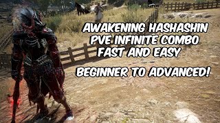 AWAKENING HASHASHIN PVE INFINITE COMBO  BEGINNER TO ADVANCED FAST AND EASY  2024  🌪️🌪️🌪️ [upl. by Lud300]