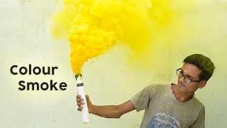 How to Make Colored Smoke Easily at home [upl. by Laehplar730]