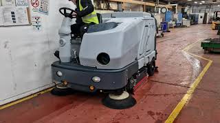 Nilfisk SC8000 Combination scrubber sweeper Engineering Factory cleaning [upl. by Dor]