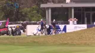 Hole in One Albatross at Oates Vic Open ProAm  Amazing Golf Shot by Richard Green [upl. by Vachel42]