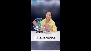 32cm 3D Hologram Fan Desktop 3D Holographic Display [upl. by Suhpoelc3]