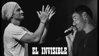 EL INVISIBLE  Ricardo Arjona ft Melendi LetraLyrics [upl. by Tiram]