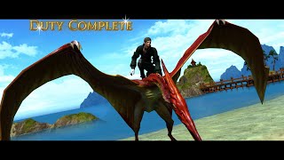 Getting Pteradodon Mount for Ishgardian Restoration in Final Fantasy XIV  Diadem Tips [upl. by Karlin266]