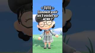 Comment avoir les 5 étoiles sur Animal Crossing  animalcrossing acnh acnhfr shorts [upl. by Nelrac576]