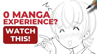 How to Draw your FIRST Manga with NO Experience  Total Beginner Manga Tutorial [upl. by Leitman]