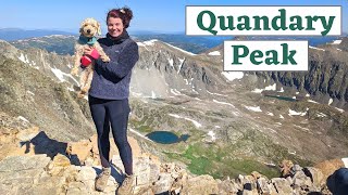 QUANDARY PEAK  Colorado 14ers  My FULL experience [upl. by Maupin]