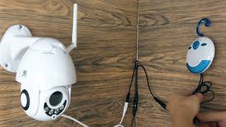 Instruction for Setup of Luowice 5X PTZ Security Camera D5 EN [upl. by Meyeroff]