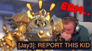 STREAMERS REACT TO THE WORST REINHARDT [upl. by Ycnaffit934]